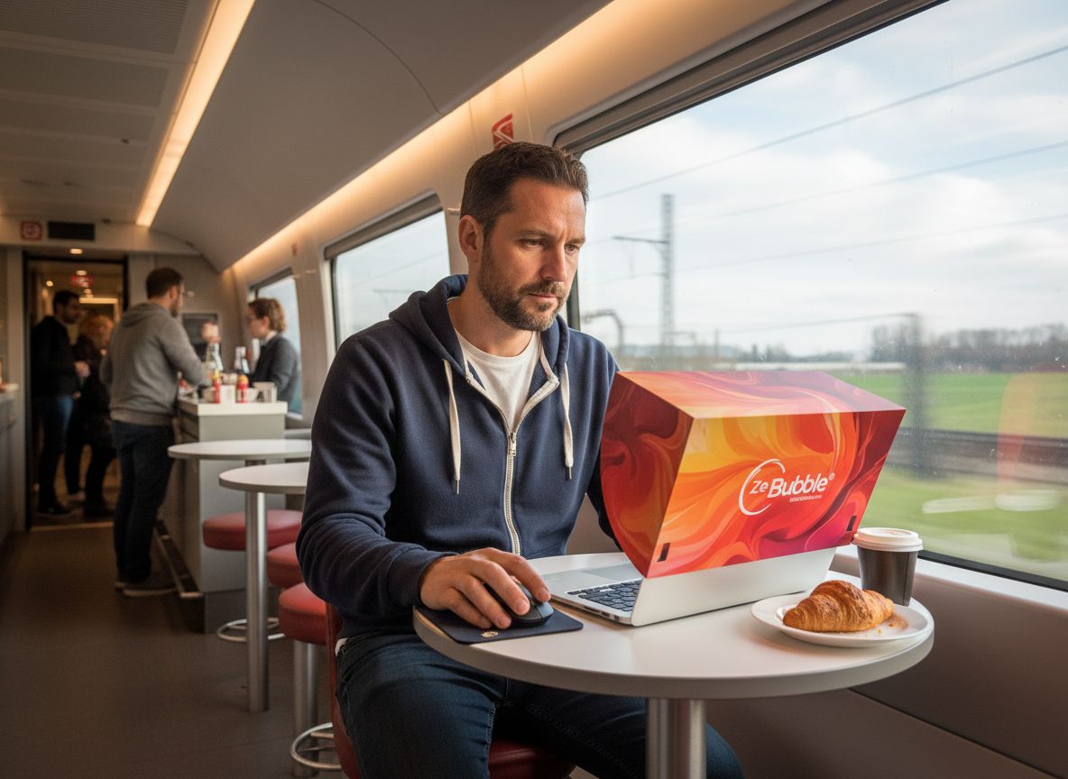 ZeBubble en usage dans les transports